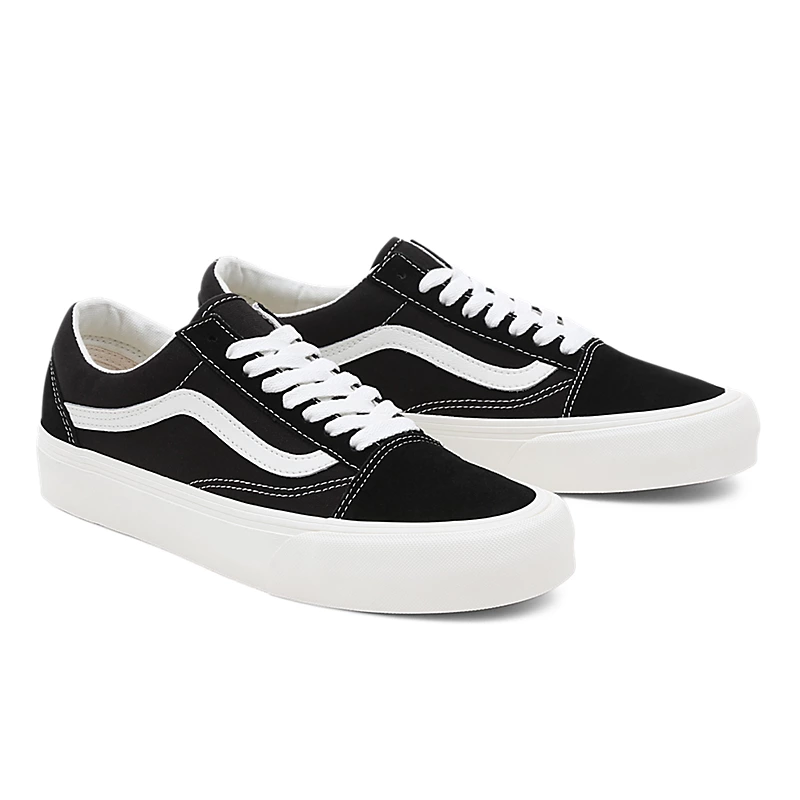 Zapatillas VANS clásicas y cómodas Sneakers lona/ante unisex OLD SKOOL VR3 Black/marshrnallow VN0005UB1KP negras